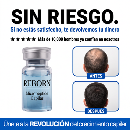 Cabello más fuerte y denso en 90 días con REBORN® InFusion